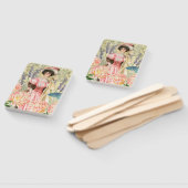 ピンクフローラビクトリアンウーマンリージェンシー ハンドファン (組立なし)