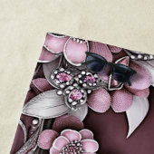 ピンクフローラビーチタオル ビーチタオル (インサイチュ)