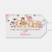 ピンクフローラファーム1日 ギフトタグ (正面(横))