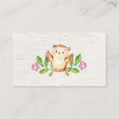 ピンクフローラフクロムミー&ベビーおむつラッフルチケット エンクロージャーカード (裏面)