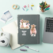 ピンクフローラフローラブロンドガールワイルドウエスト シール (iPadカバー)