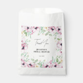 ピンクフローラブライダルシャワー フェイバーバッグ (正面)