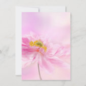 ピンクフローラブライダルシャワー 招待状 (裏面)