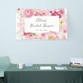 ピンクフローラブライダルシャワー 横断幕 (トレードショー)