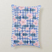 ピンクフローラブルージンジャージャースランバー アクセントクッション (裏面(縦))