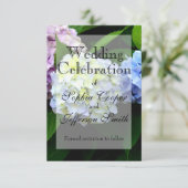 ピンクフローラブルーフローラパープルフローラアジサイ セーブザデート (スタンド正面)