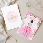 ピンクフローラプリンセスミクリンスキンセアニラ 招待状