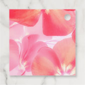 ピンクフローラベビーイン開花ベビーシャワー フェイバータグ (裏面)