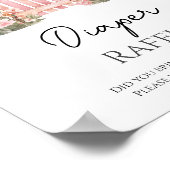 ピンクフローラベビーイン開花蝶おむつラッフル ポスター (角)