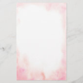 ピンクフローラベビーシャワーティーパーティーベビー予測 (裏面)