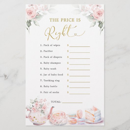 ピンクフローラベビーパーティー推定価格は正しい (正面)