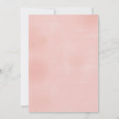 ピンクフローラペニーズ結婚式招待状 招待状 (裏面)