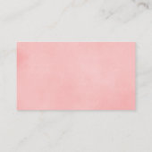 ピンクフローラホットエアバルーンおむつラッフルカード エンクロージャーカード (裏面)