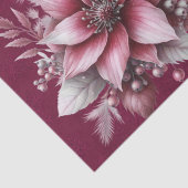 ピンクフローラホリデーティッシュペーパー 薄葉紙 (詳細)