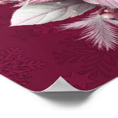 ピンクフローラホリデーポスター ポスター (角)