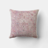 ピンクフローラボヘミアンモロッコ装飾用クッション クッション (裏面)
