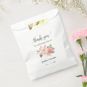 ピンクフローラボホシックパーティー結婚ズ フェイバーバッグ (封をした状態)