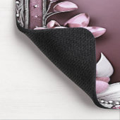 ピンクフローラマウスパッド マウスパッド (コーナー)