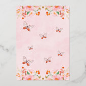 ピンクフローラマザーズデイカード 箔シーズンカード (裏面)