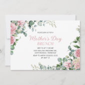 ピンクフローラマザーズデイブランチ 招待状 (正面)