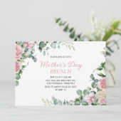 ピンクフローラマザーズデイブランチ 招待状 (スタンド正面)