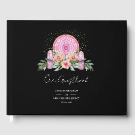 ピンクフローラマンダラ結晶結婚形而上学的 ゲストブック