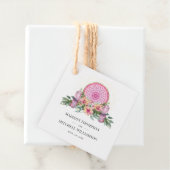 ピンクフローラマンダラ結晶結婚形而上学的 フェイバータグ (インサイチュ)