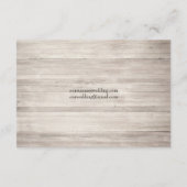 ピンクフローラメイスン素朴ジャー結婚の詳細カード エンクロージャーカード (裏面)