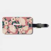 ピンクフローラモノグラムシックラゲッジタグ ラゲッジタグ (裏面横)