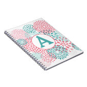 ピンクフローラモノグラム ノートブック (右側)