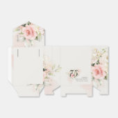 ピンクフローラユーカリ75thバースデーパーティーおばあちゃん フェイバーボックス (折り畳みなし)