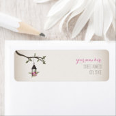 ピンクフローラランタンツリー住所 シール (インサイチュ)