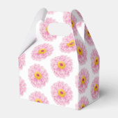 ピンクフローラリボンブライダルシャワー フェイバーボックス (裏面サイド)