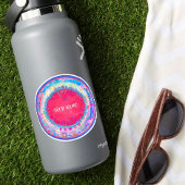 ピンクフローラリースカスタムおもしろい感光シール シール