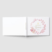 ピンクフローラリースバプテスマ ゲストブック (全面)