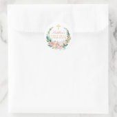 ピンクフローラリースファースト・ホリー・コミューン ラウンドシール (バッグ)