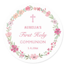 ピンクフローラリース第1聖餐式