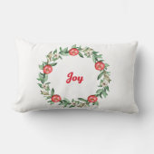 ピンクフローラリース腰枕 | 平和 ランバークッション (正面)