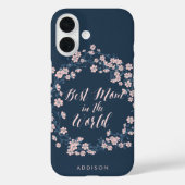 ピンクフローラリースiPhoneママ用ケ最高のース Case-Mate iPhoneケース (裏面)