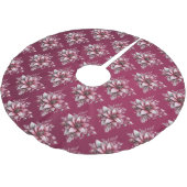 ピンクフローラレッドツリースカート ブラッシュドポリエステルツリースカート (アングル)