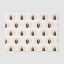 ピンクフローラレッドパンダママベビーティッシュペーパー