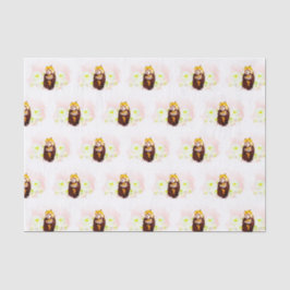 ピンクフローラレッドパンダママベビーティッシュペーパー 薄葉紙