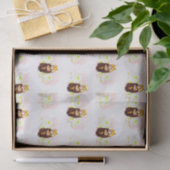 ピンクフローラレッドパンダママベビーティッシュペーパー 薄葉紙 (ギフト)