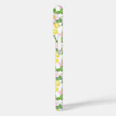 ピンクフローラレモンパターンモノグラム Case-Mate iPhoneケース (裏面 / 左)