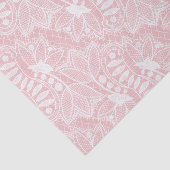 ピンクフローラレース 薄葉紙 (詳細)