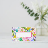 ピンクフローラロマン結婚ティック座席表 プレイスカード (スタンド正面)