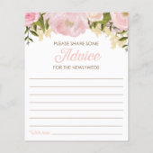 ピンクフローラ両面ブライダルシャワーデート夜 チラシ (裏面)