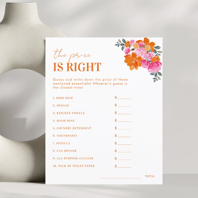 ピンクフローラ価格は右ブライダルシャワーゲーム (クリエイターアップロード済み)