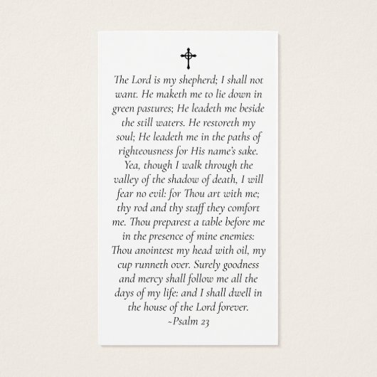 ピンクフローラ写真記念祈りの言葉カード (裏面)