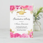 ピンクフローラ卒業パーティー 招待状 (スタンド正面)
